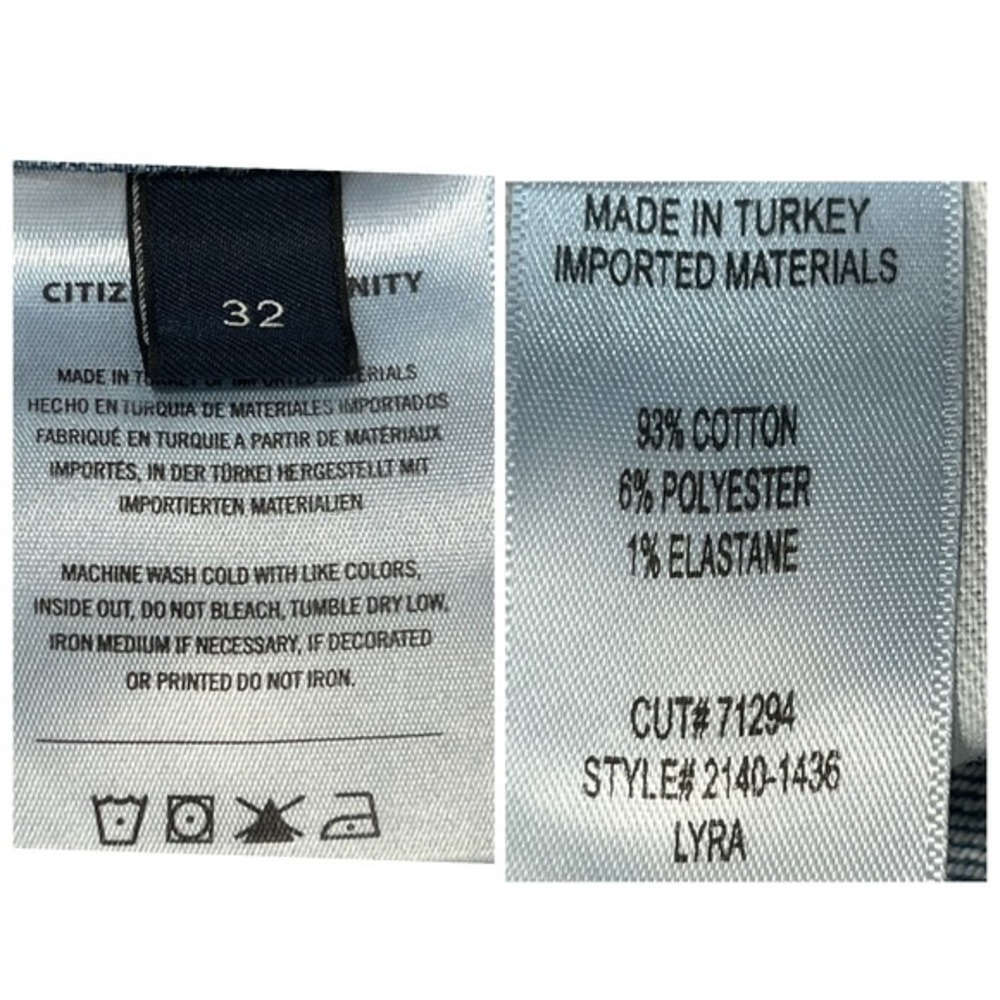 Citizens of Humanity Lyra Wide Leg Crop Jeans 32" Abliss Raw Hem - Picture 5 of 12